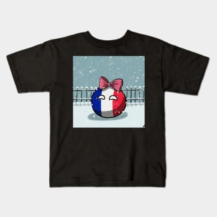 France from Polandball Kids T-Shirt